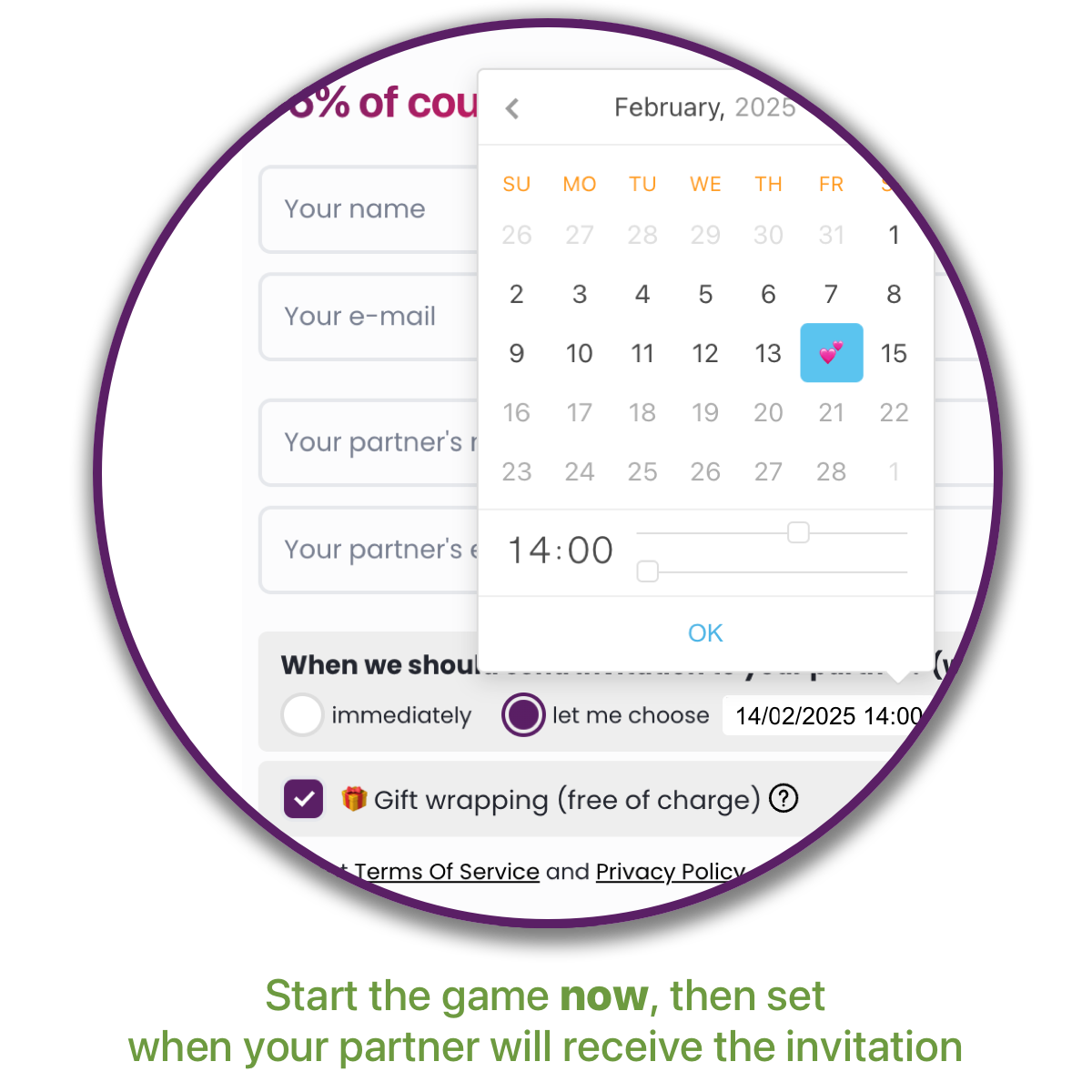 Erotic game for couples Privé